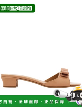 1h可退 香港直邮Salvatore Ferragamo Vara  拖鞋 790900女鞋单鞋