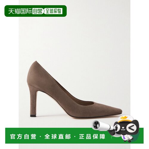 1h可退 香港直邮The Row 女士 Carla 绒面革浅口鞋 F1691L303女鞋