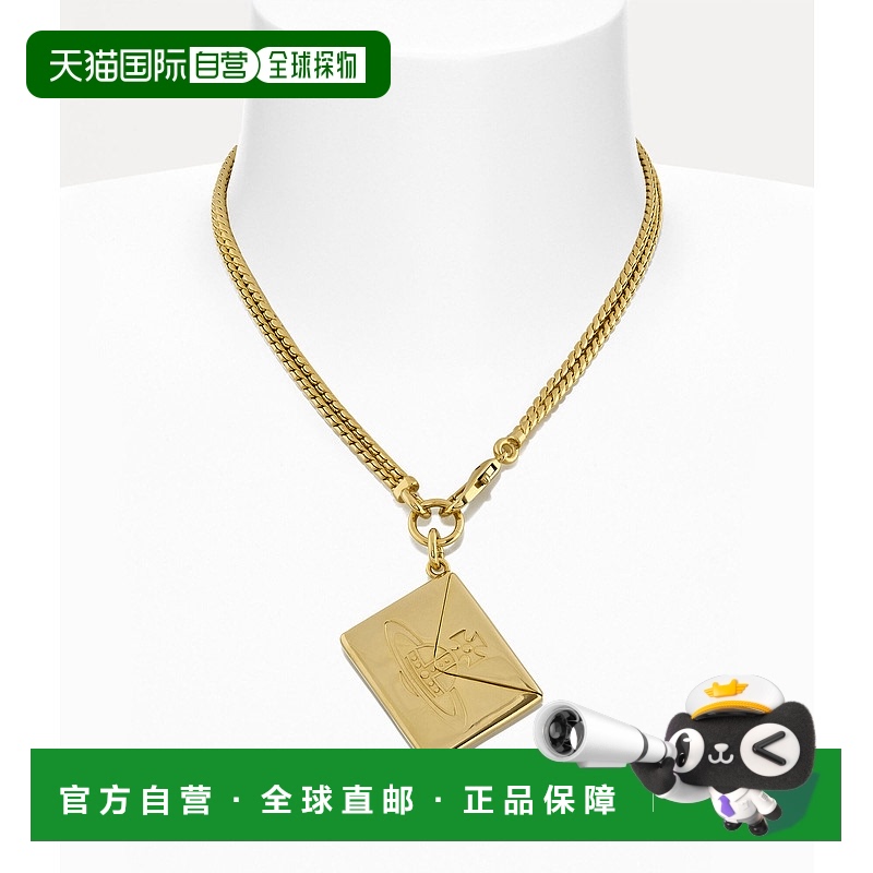 1h可退 欧洲直邮VIVIENNE WESTWOOD西太后新品情人节信封双链吊坠
