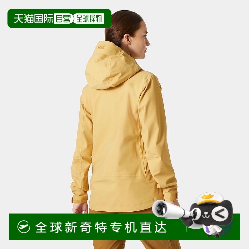 欧洲直邮Helly Hansen 女士沙黄色聚酰胺Verglas野外滑雪软壳面料