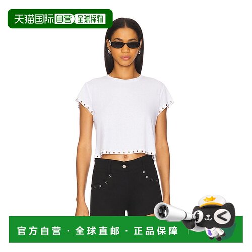 1h可退 香港直邮Tom Ford 汤姆 福特 女士 Deni T恤 white白色 舒