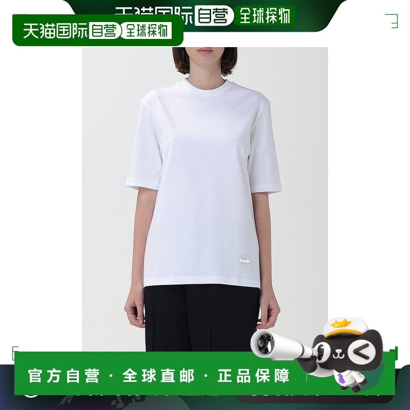 香港直邮Jil Sander 吉尔 桑达 女士 圆领短袖T恤 J02GC0109J2007