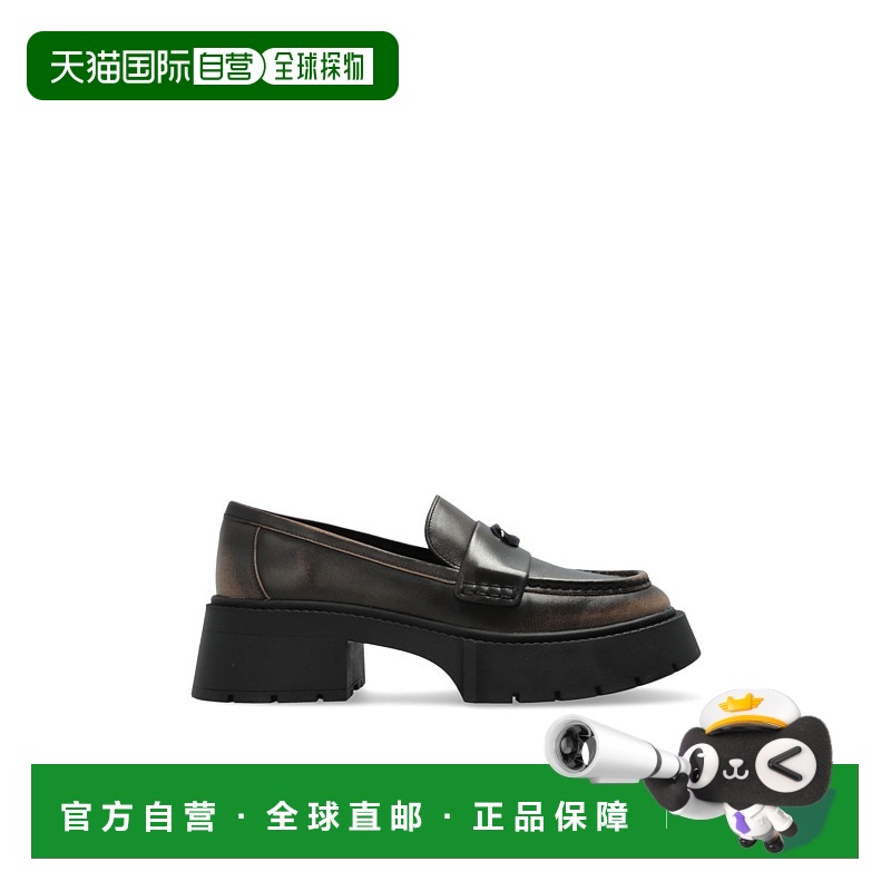 1h可退 欧洲直邮coach 女士 乐福鞋蔻驰芭蕾舞鞋女鞋厚底鞋一脚蹬