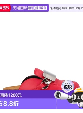 1h可退 香港直邮J.W. Anderson 男士 Mules 木屐 red红色 舒适时