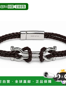 香港直邮SALVATORE FERRAGAMO 男士手链手镯 796079770422MORO