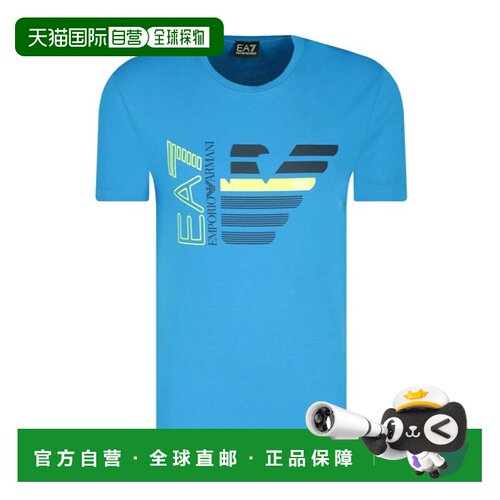 EA7 Emporio Armani logo印花短袖T恤 3KPT22J6EZ-【付后1h可退】