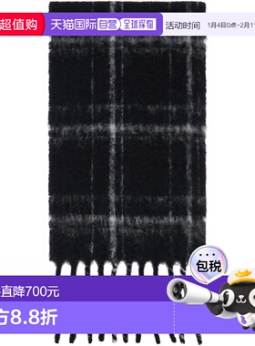 香港直邮Our Legacy 女士 黑色 Estate 围巾 A4248EBF