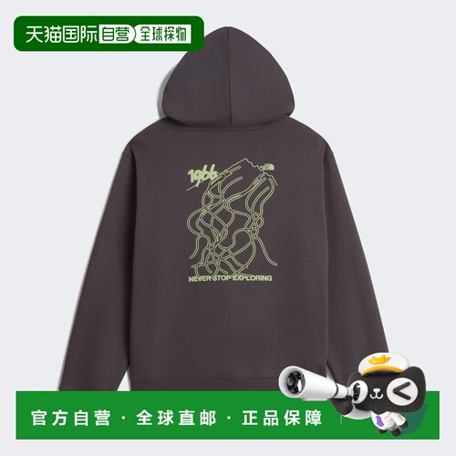 自营欧洲直邮The North Face北面 NSE Slopes男女同款印花连帽卫