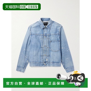 磨破牛仔布夹克 BEYONDEXX 2503758M451 男士 香港直邮Sacai