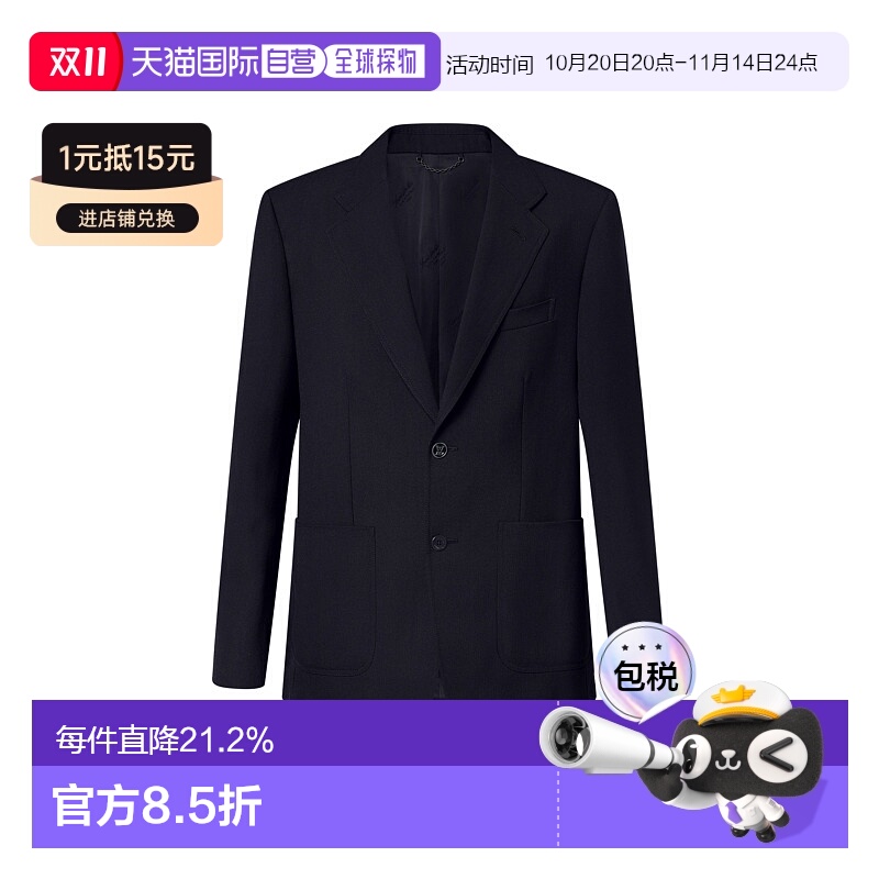 自营【配礼袋】louisvuitton 休闲羊毛西装外套新款