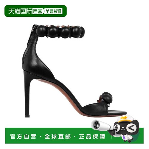 香港直邮Alaia 漆皮高跟凉鞋 AA3S770C0N12999