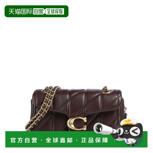 1h可退 香港直邮COACH 女士斜挎包 CP149B4MPL SS2026 棕色 徽标