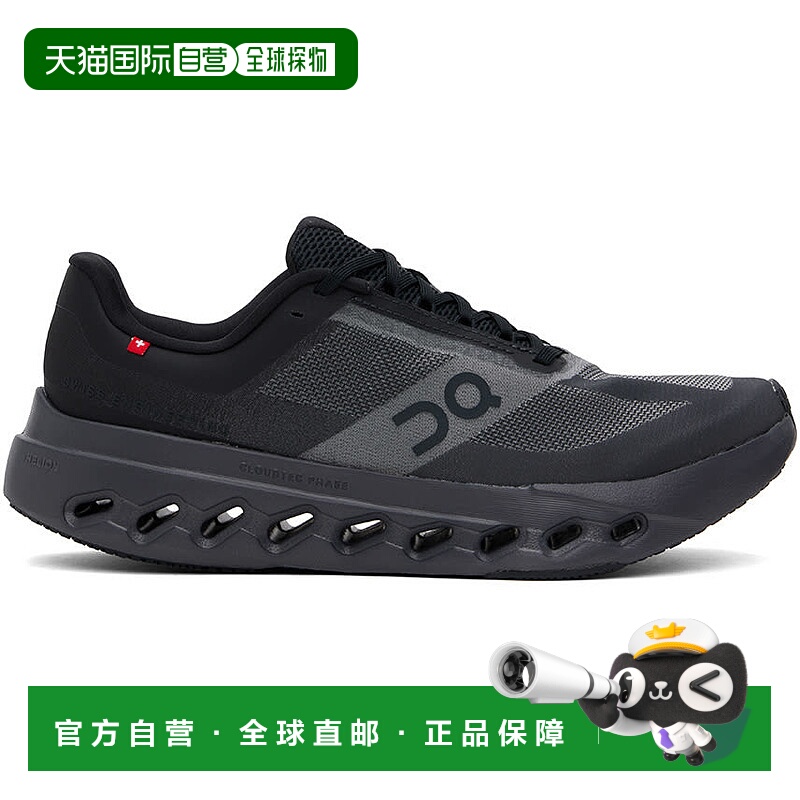 1h可退 香港直邮On 男士 黑色 Cloudsurfer Next 运动鞋 3ME30020