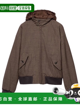 1h可退 香港直邮Prada 连帽夹克 SGD07918VASOOO外套