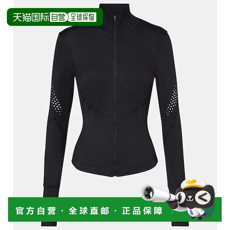 1h可退 香港直邮adidas 阿迪达斯 女士 TruePace 夹克 black黑色