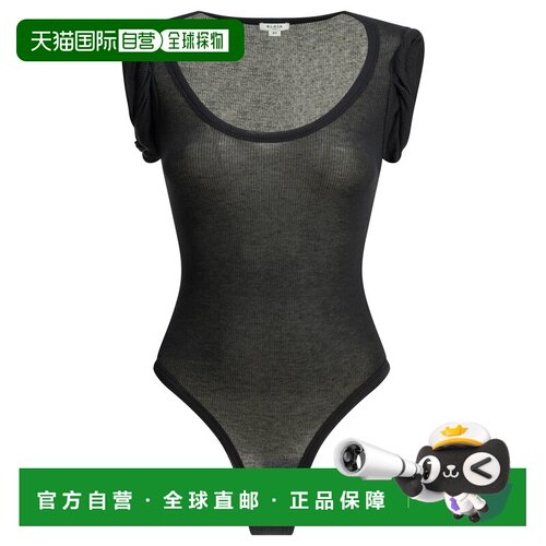 香港直邮alaia 女士 羊绒混纺连体衣 AA9B0460J101C999BLACK