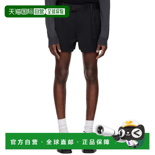 香港直邮Entire Studios 男士 黑色 Compact 短裤 ESSS26SH01244B