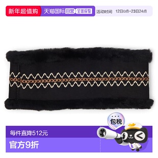 1h可退 香港直邮Ugg 女士 Atherson Hb 刺绣帽子 black黑色 舒适