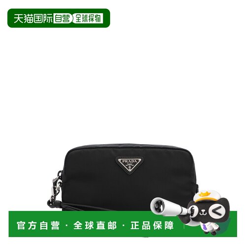 香港直邮PRADA 女士化妆包 1NS021R067F0002 CO 黑色 Re-Nylon cl
