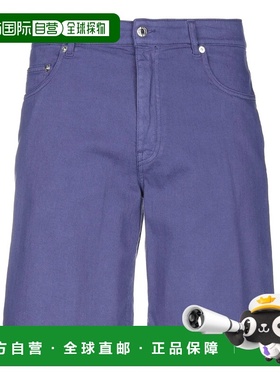 香港直邮moschino 爱莫斯奇诺 男士 牛仔短裤 blue蓝色 舒适时尚