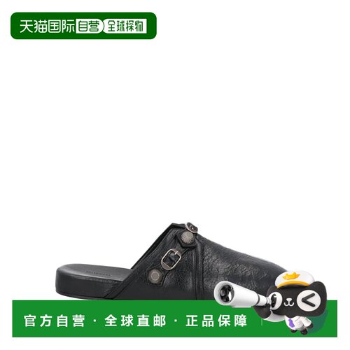 1h可退 香港直邮Balenciaga 巴黎世家 男士 Mules 木屐 black黑色
