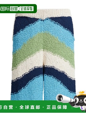 香港直邮Marni 徽标休闲短裤直筒裤休闲裤 PUMG0026Q0UFC066