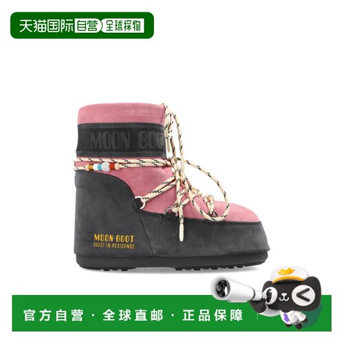 1h可退 香港直邮MOON BOOT 女士雪地靴 80D1409730FHJ05 CO 粉红