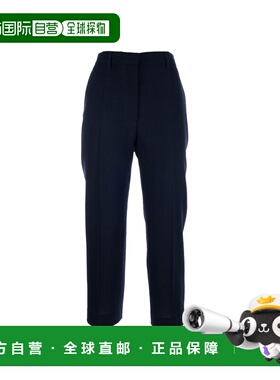 香港直邮PRADA 女士休闲裤 P268J17VZF0008 AW2025 蓝色 PANTALON