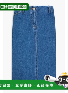 香港直邮magda butrym 女士 牛仔半身裙 RE24DENIM02SKIRTBLUE