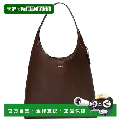 1h可退 香港直邮Coach 蔻驰 女士 Brooklyn 39 肩包 brown棕色 舒