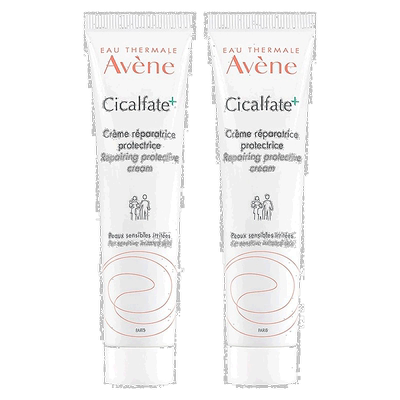 欧洲直邮Avene雅漾Cicalfate修复霜大白霜敏肌舒缓100ml2支装正品