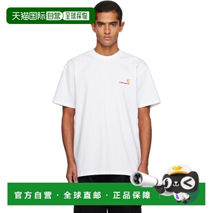 白色 I029956 香港直邮CARHARTT 男士 恤 Script WIP American