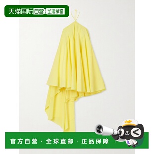 Jacquemus 女士 Courte 不对称棉混纺绉纱挂脖连衣裙 DRW