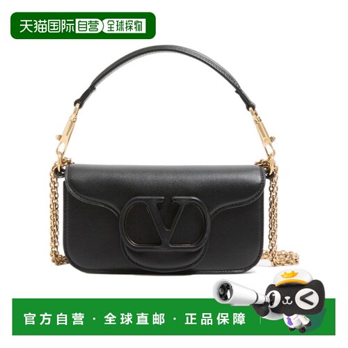 香港直邮VALENTINO 女士单肩包 WB0K53DUM0NO AW2026 黑色 徽标单