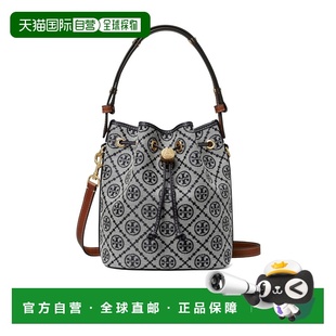 1h可退 香港直邮Tory Burch T Monogram 水桶包 166414斜挎包