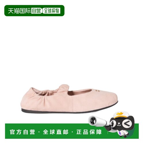 香港直邮Miu Miu 圆头芭蕾舞鞋一脚蹬 5F340E008FD005
