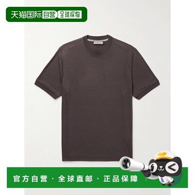 1h可退 美国直邮Canali 康钠丽 男士 羊毛针织T恤 MJ02338T090850