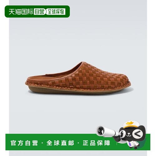 香港直邮comme des garcons 川久保玲 男士 x VIBAe 皮质绒面革凉