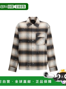 1h可退 香港直邮Represent 男士 Initial 全法兰绒衬衫 MLM100778