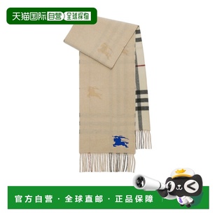 1h可退 香港直邮Burberry 马术骑士图案围巾 80952241时尚保暖高