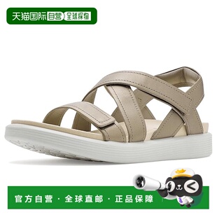 美国直邮ecco 爱步 女士 柔软交叉型带凉鞋  舒适时尚