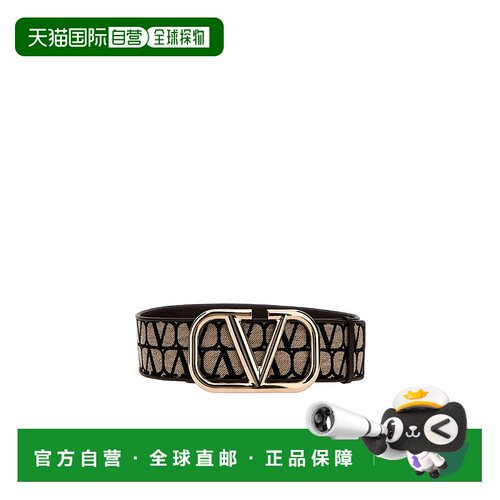【99新未使用】香港直邮Valentino 徽标腰带 2W0T0SD9WMC华伦天奴