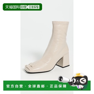 1h可退 香港直邮Courreges 女士 Reedition 乙烯基短靴  舒适时尚