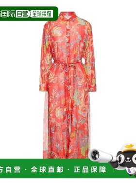 1h可退 香港直邮Etro 艾特罗 女士 长款连衣裙 red红色 舒适时尚