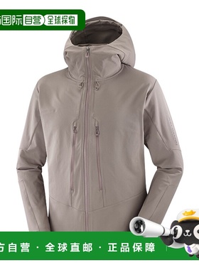 香港直邮Salomon S/Lab OUTPEAK SOFTSHEL 防风夹克连帽衫 LC2481