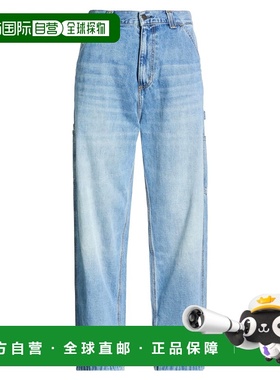 香港直邮Carhartt 卡哈特 男士 直筒裤 blue蓝色 舒适时尚