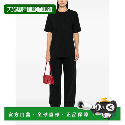 1h可退 香港直邮PINKO 女士T恤 101704A23WZ99 AW2024 黑色 `Scan