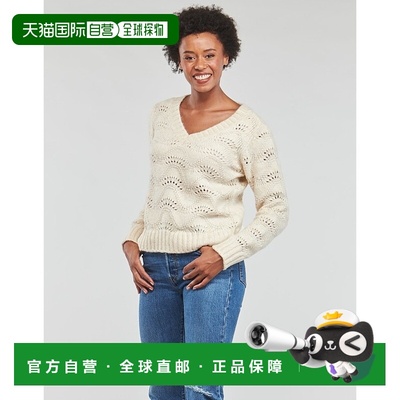 欧洲直邮PIECES  PCBIBBI LS V-NECK KNIT 女士服装针织套衫 1712