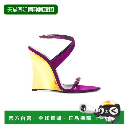 香港直邮Saint Laurent 圣罗兰 女士 Gippy 坡跟【付后1h可退】