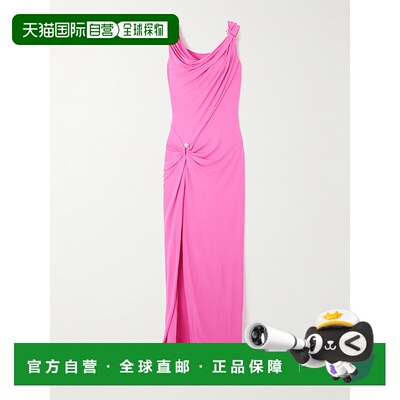 香港直邮Versace 范思哲 女士 Safety Pin收褶礼服 10204241A1447